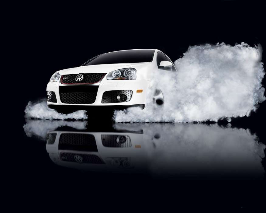 Transport, Auto, Smoke, Volkswagen