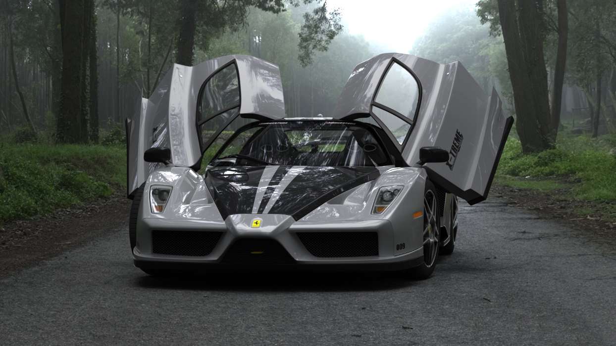 Auto, Ferrari, Transport