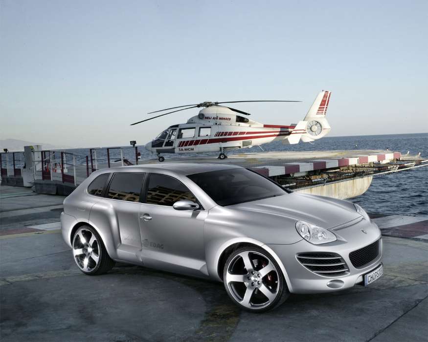 Transport, Auto, Porsche, Helicopters, Chopster