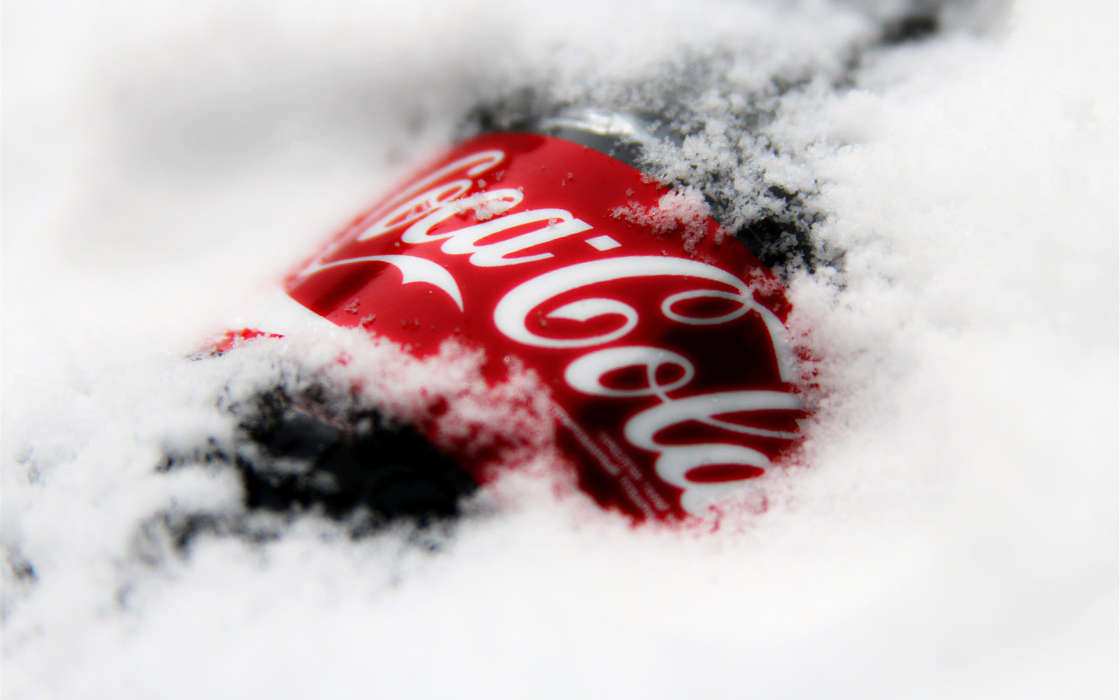 Brands, Coca-cola, Logos, Snow