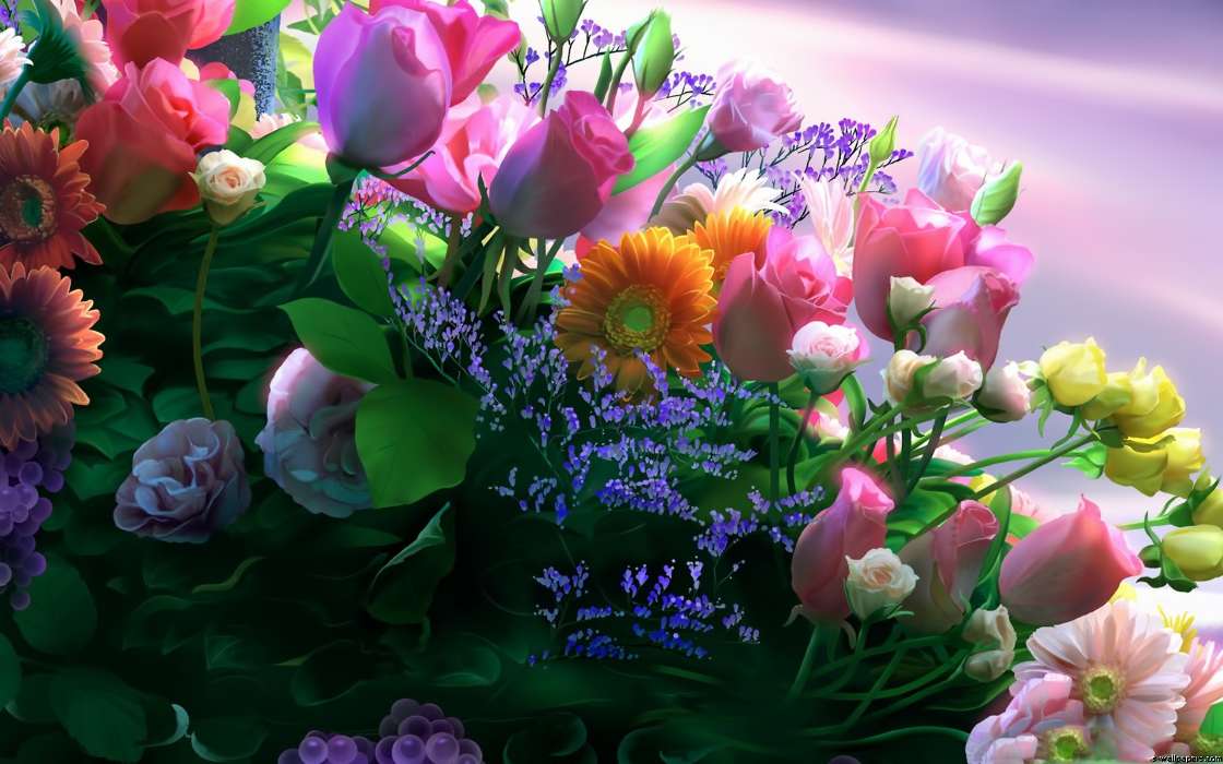 Bouquets, Flowers, Plants