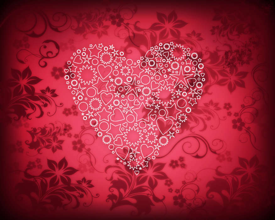 Valentine&#039;s day, Background, Love, Holidays, Hearts