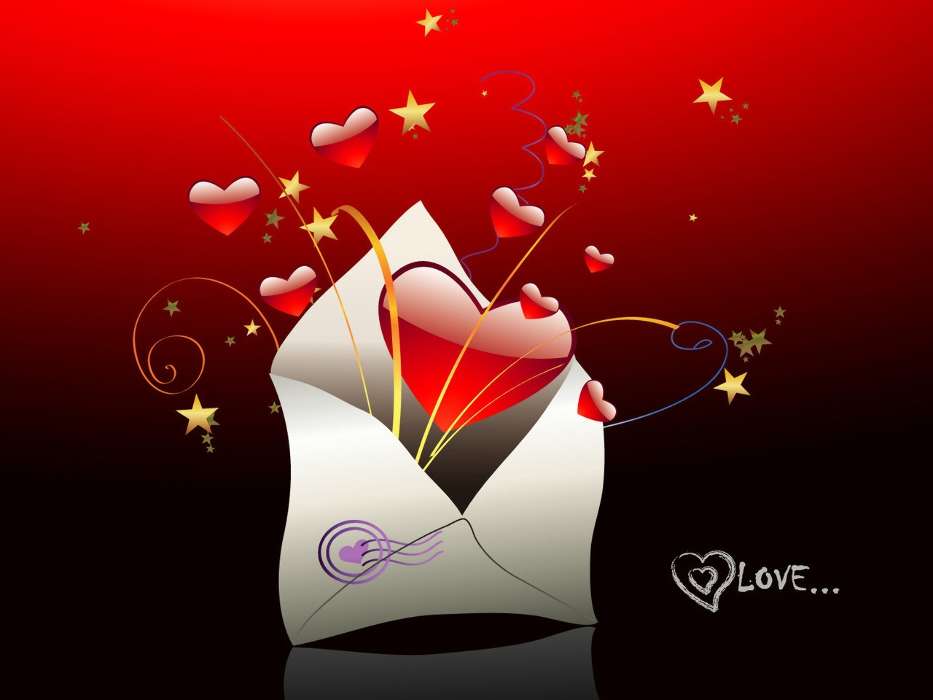 Valentine&#039;s day, Background, Love, Holidays, Hearts