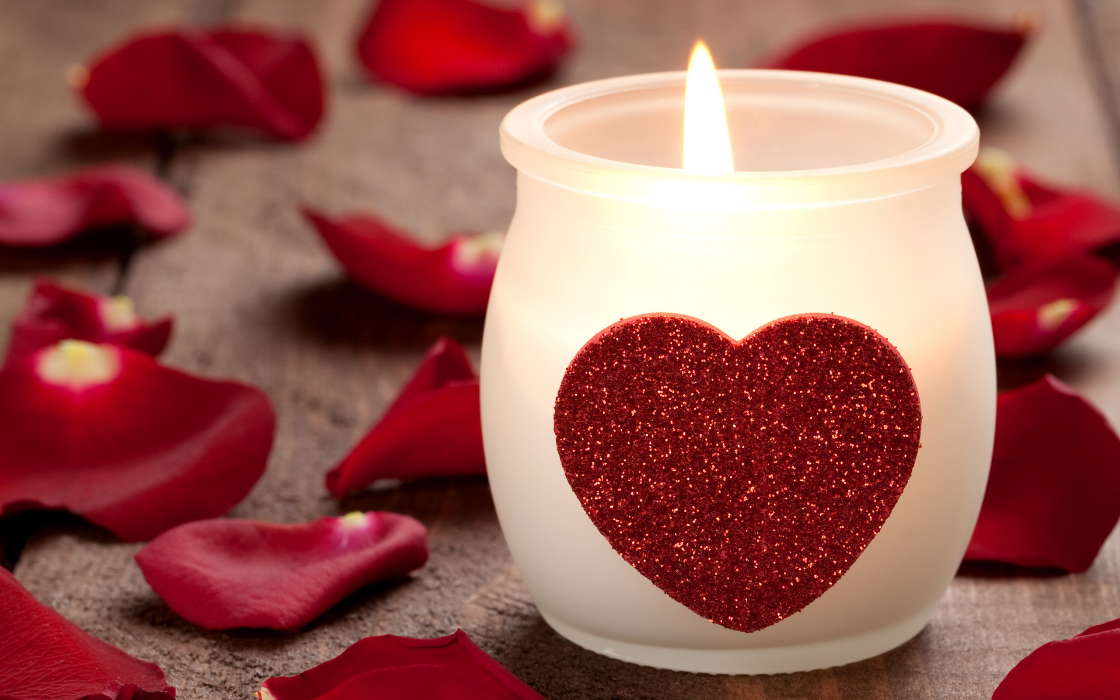 Valentine&#039;s day, Love, Objects, Holidays, Hearts, Candles
