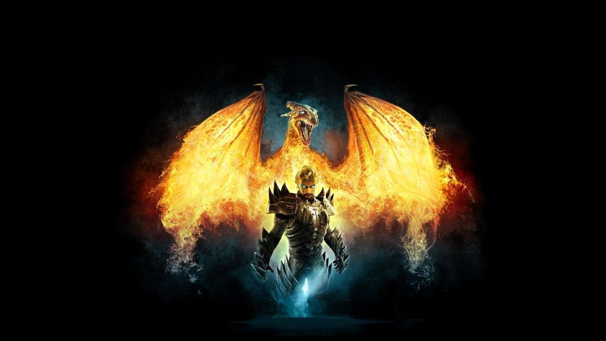 Dragons, Fantasy, Fire