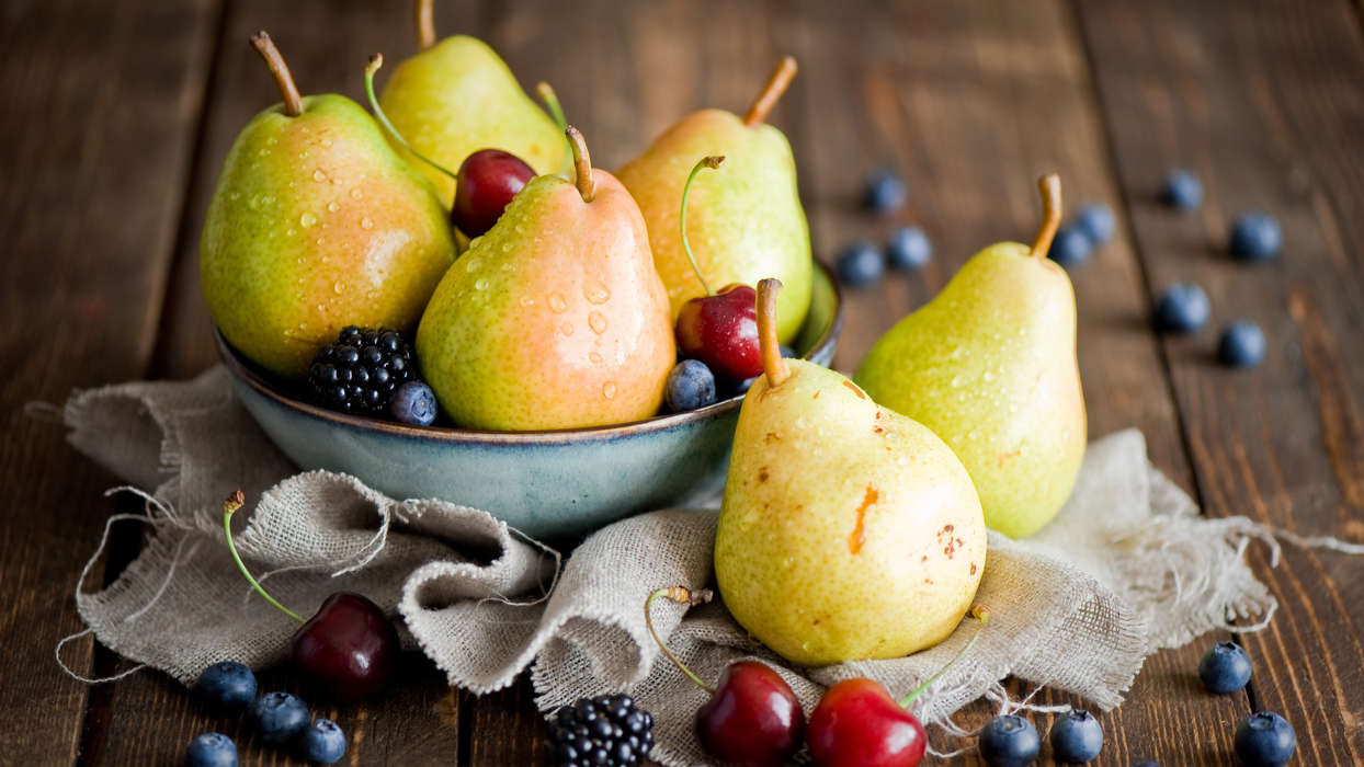 Food, Fruits, Pears, Still life