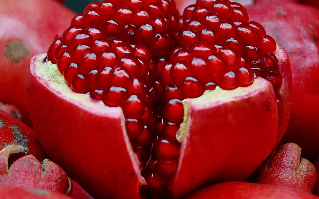 Food, Fruits, Pomegranates