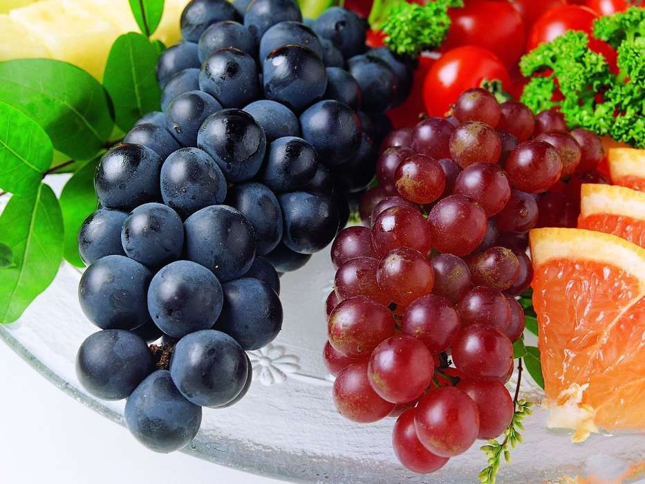 Food, Fruits, Grapes