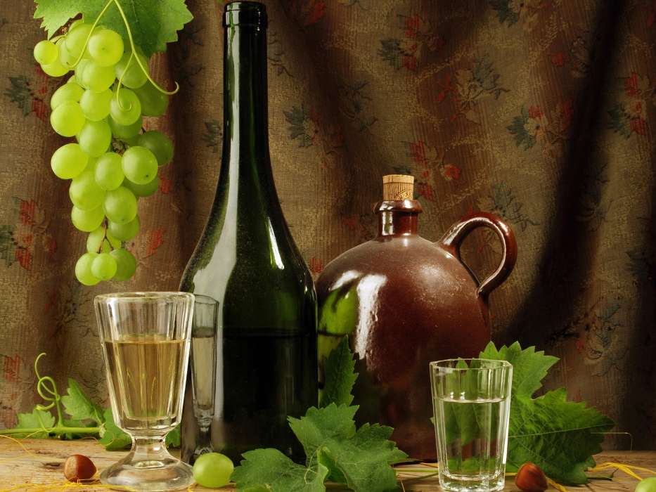 Food, Drinks, Still life, Vine, Grapes