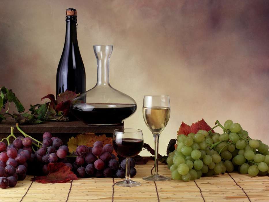 Food, Drinks, Vine, Grapes