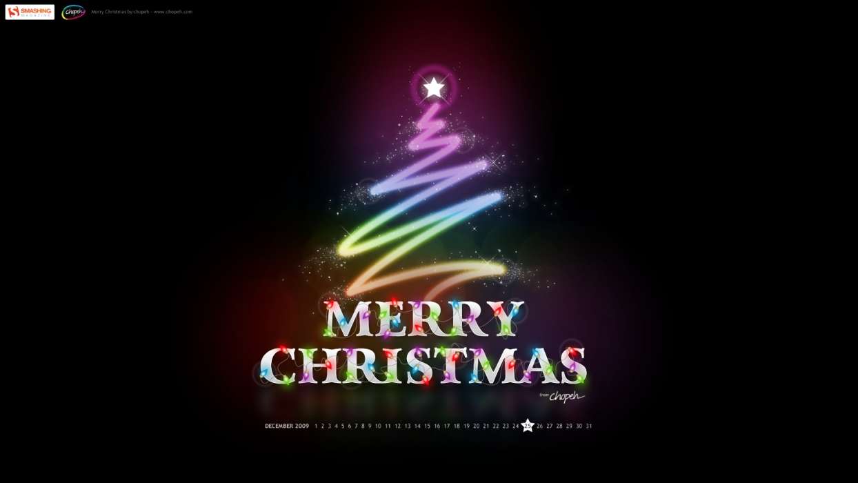 Holidays, New Year, Fir-trees, Christmas, Xmas