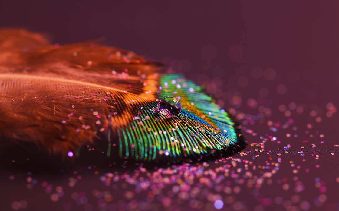 Feather,Background,Drops