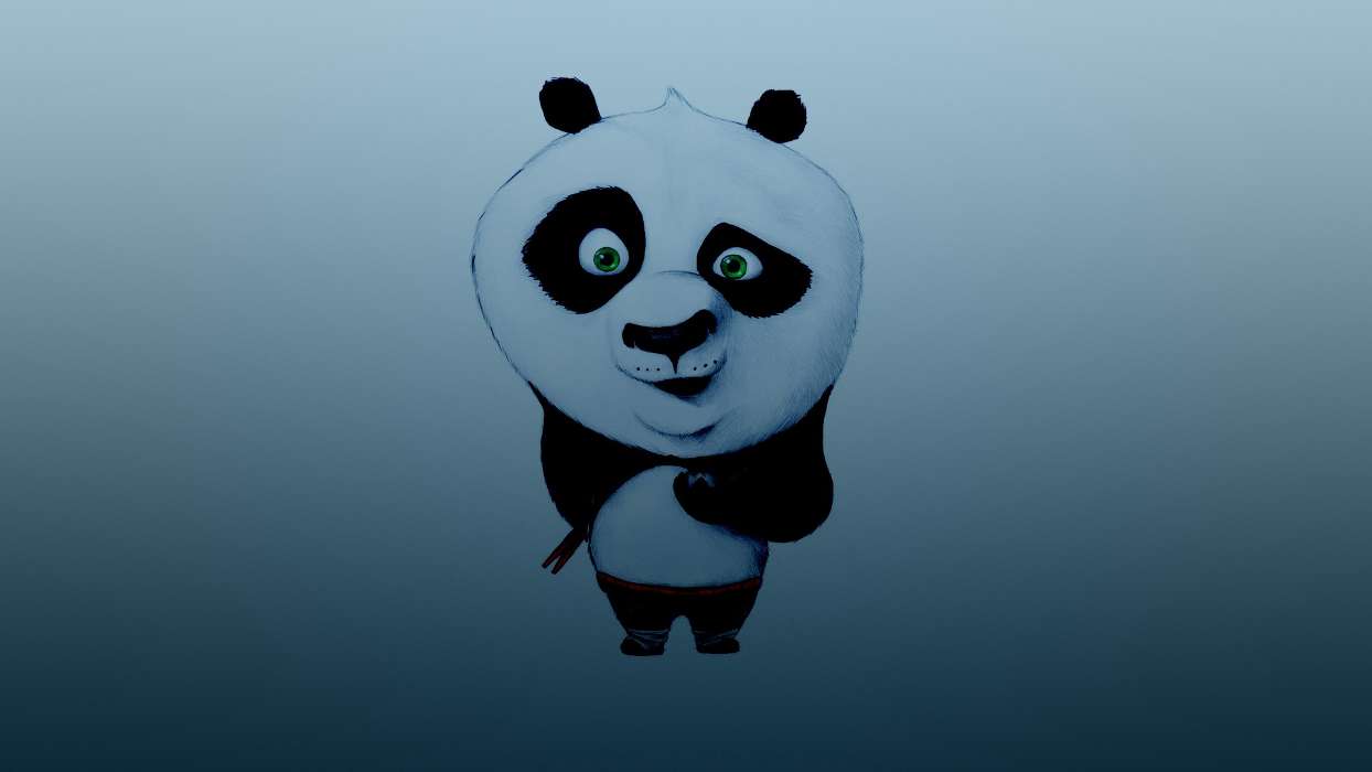 Background, Cartoon, Panda Kung-Fu