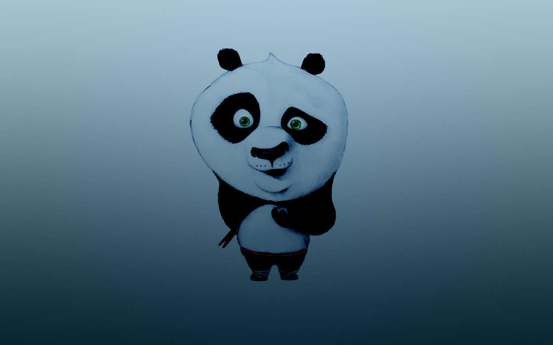 Background, Cartoon, Panda Kung-Fu, Pandas, Animals