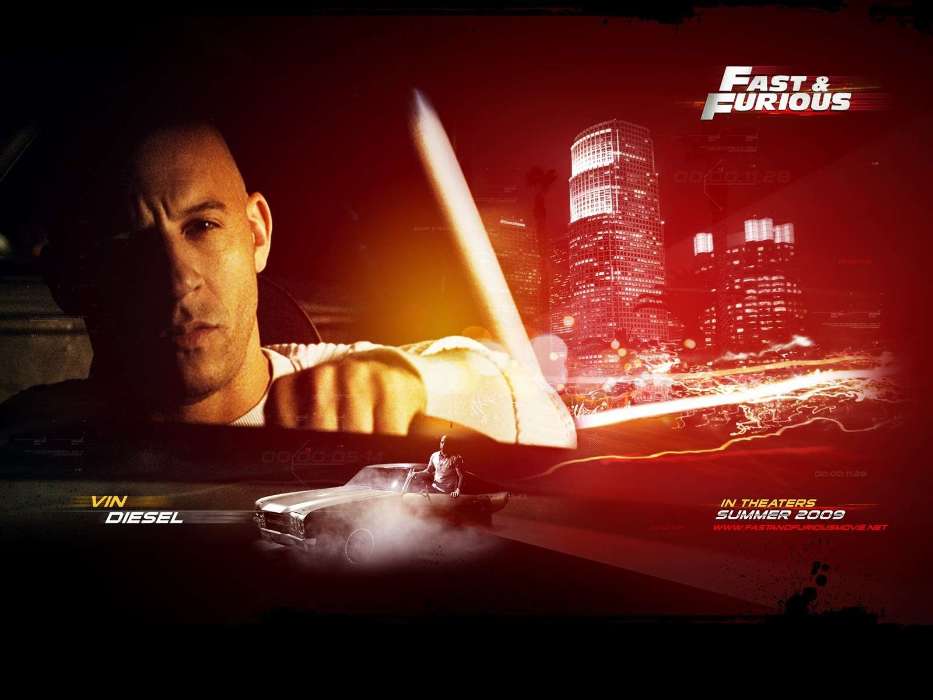 Cinema, Men, Vin Diesel, Fast &amp; Furious