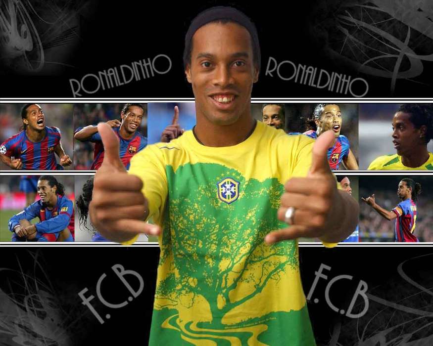 Football, People, Men, Ronaldinho, Sports
