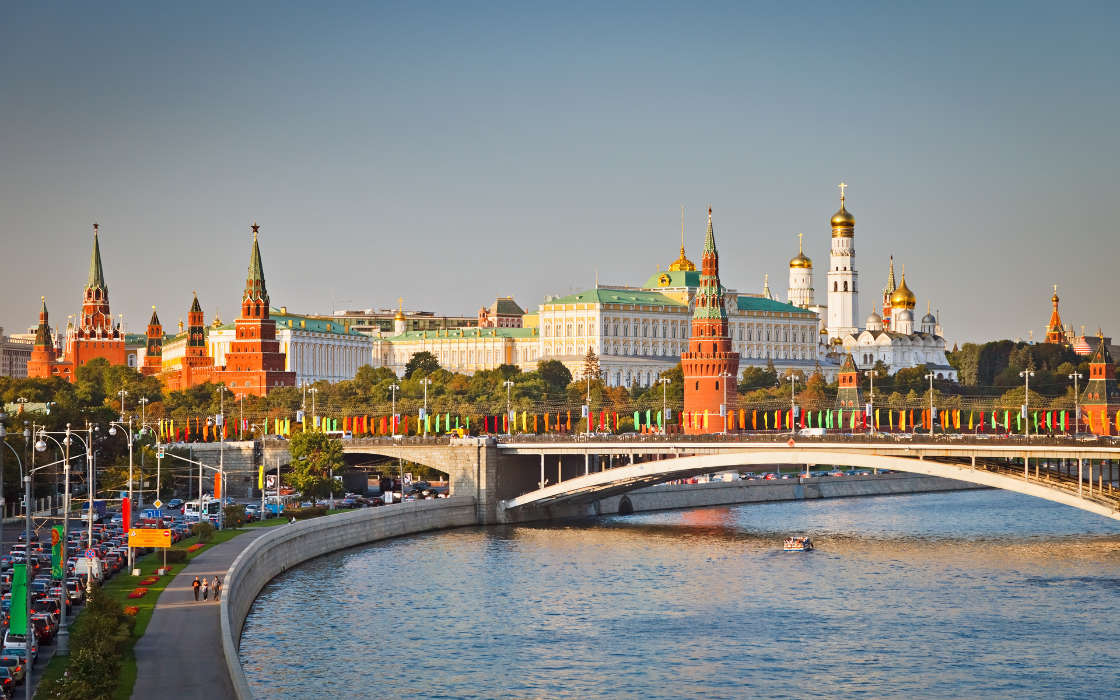 Cities, Moskow, Landscape, Rivers