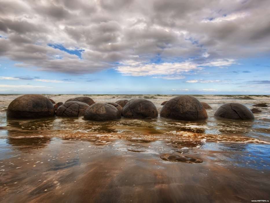 Stones, Sea, Landscape