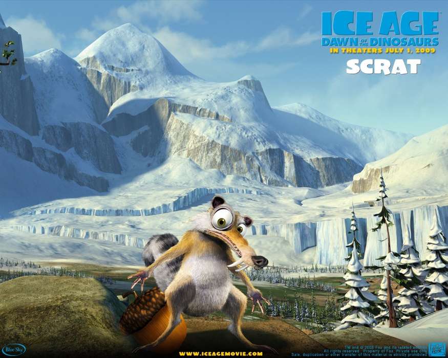 Cartoon, Scrat, Ice Age