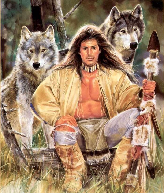 People, Men, Pictures, Wolfs, Animals