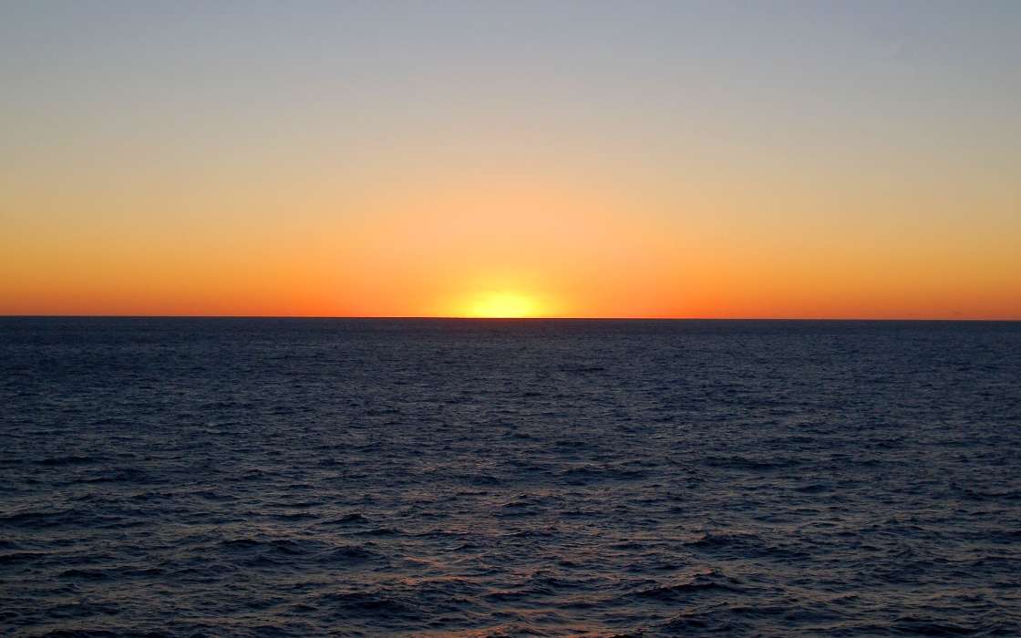 Sea,Landscape,Sunset