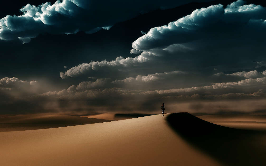 Sky, Landscape, Sand