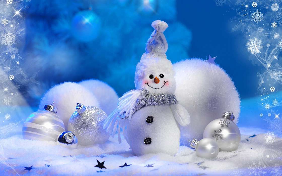 Snowman,New Year,Holidays