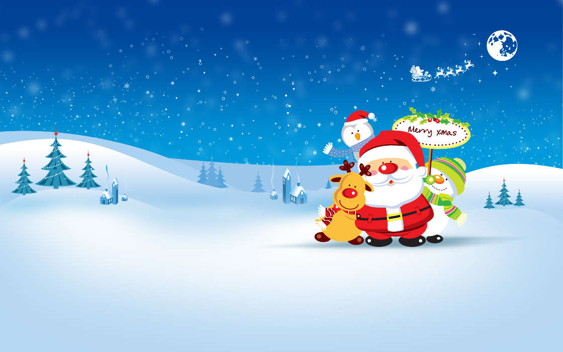 New Year, Holidays, Pictures, Christmas, Xmas, Santa Claus