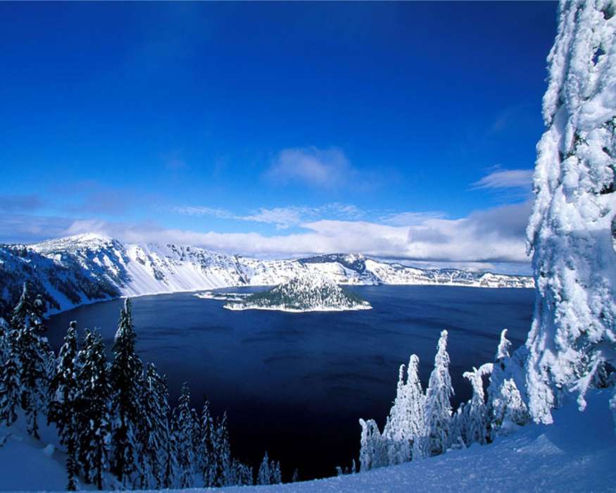 Landscape, Winter, Lakes