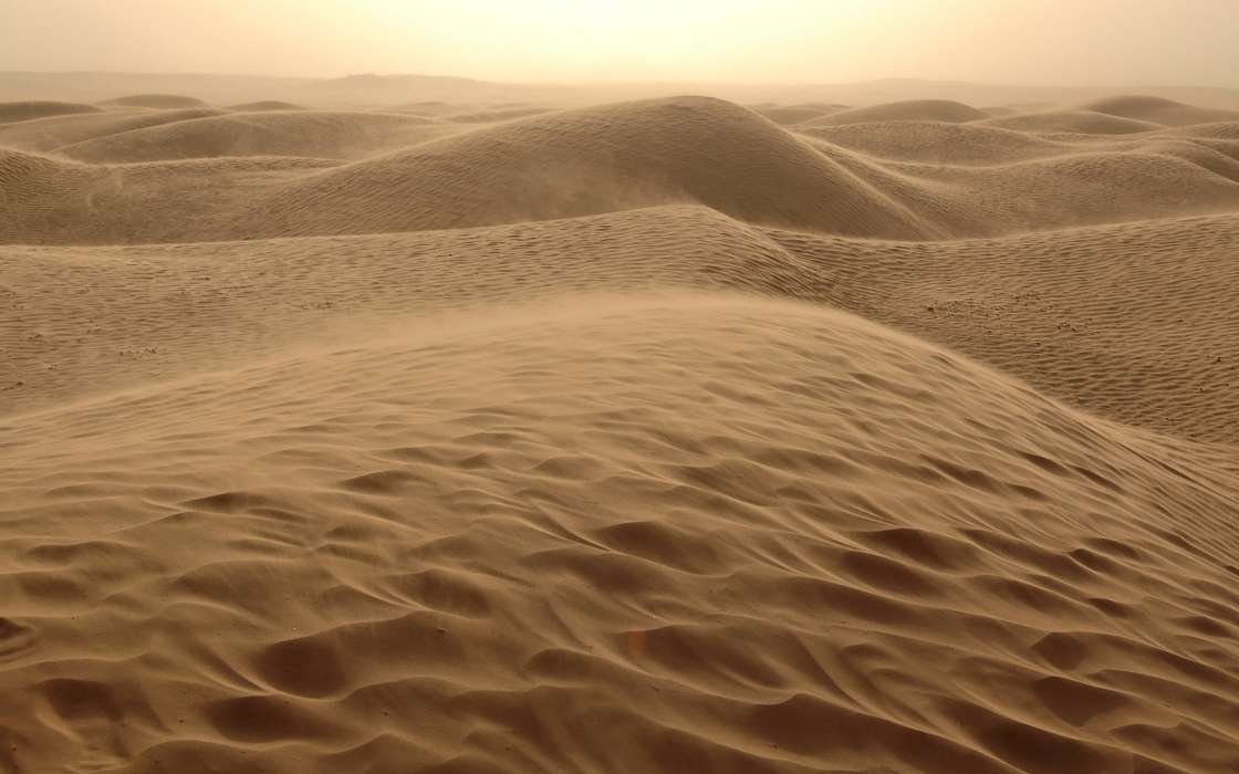 Landscape, Sand, Desert