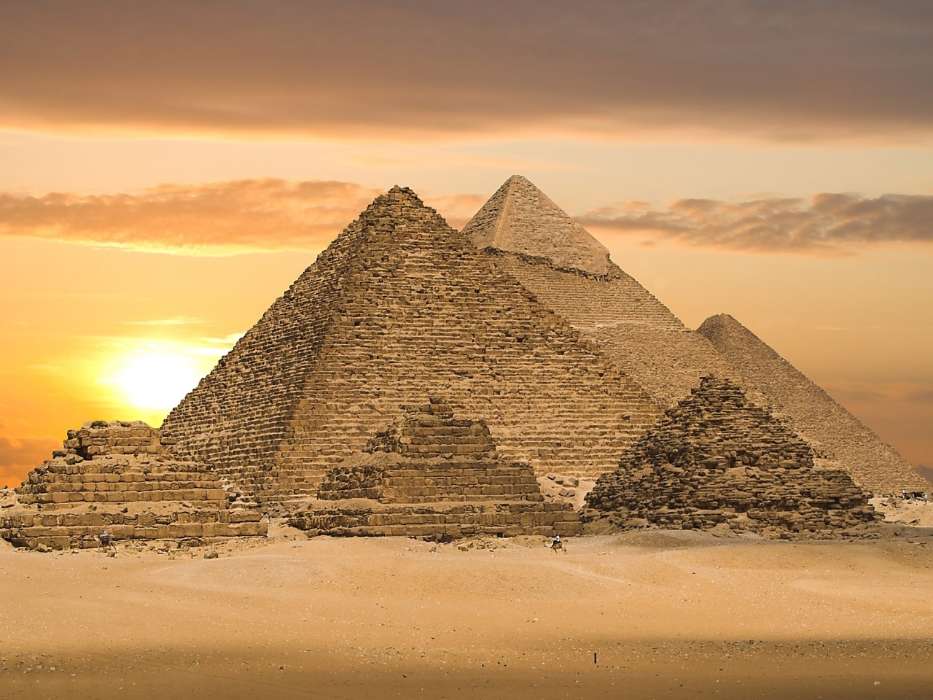 Landscape,Pyramids