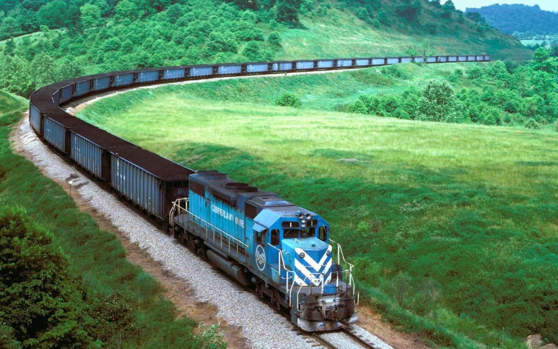 Landscape,Trains,Transport