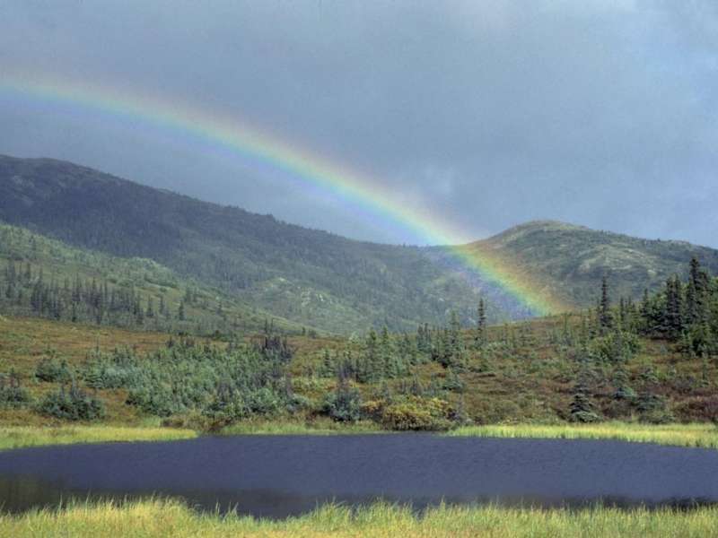 Landscape,Rainbow