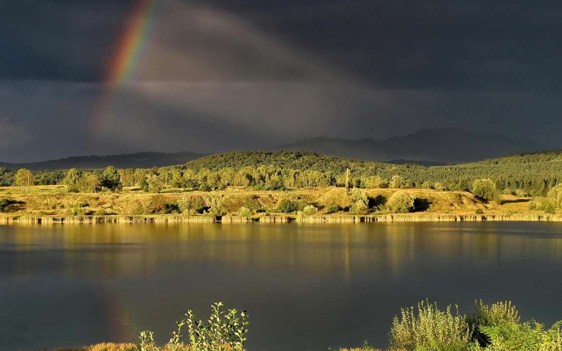 Landscape,Rainbow,Rivers