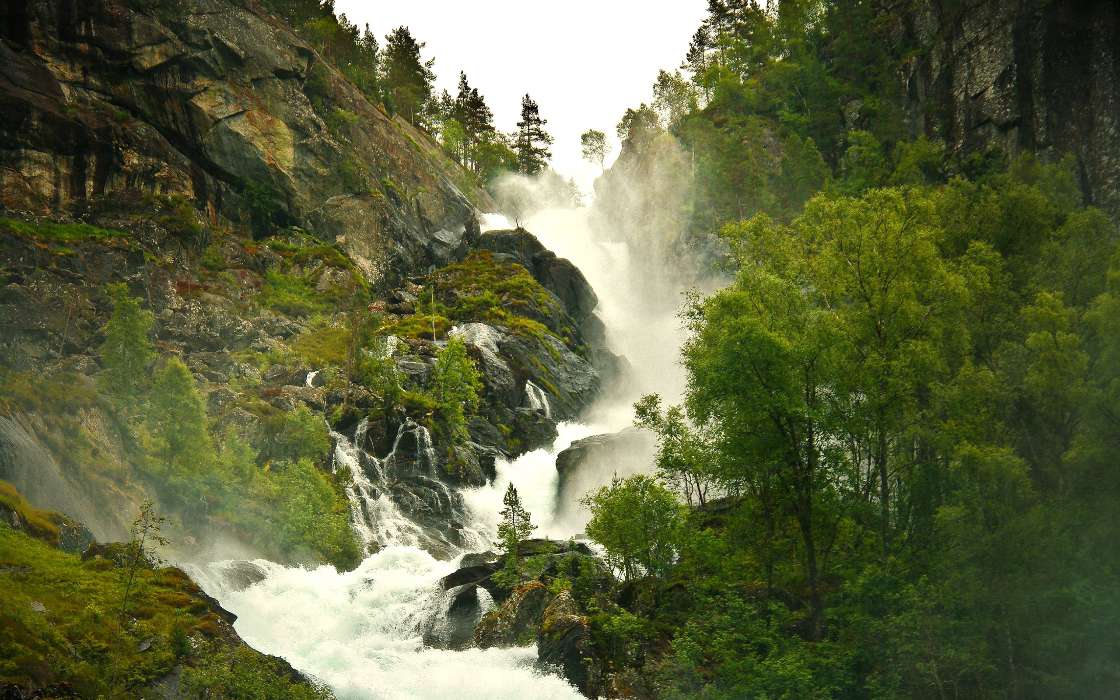 Landscape,Waterfalls