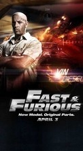 Ladda ner Cinema, Humans, Actors, Men, Need for Speed, Vin Diesel bilden 240x320 till mobilen.