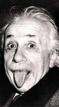 Ladda ner Humor, Humans, Men, Albert Einstein bilden 240x320 till mobilen.