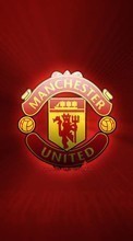 Ladda ner Sport, Logos, Football, Manchester United bilden till mobilen.