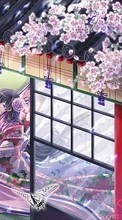 Ladda ner Anime, Flowers bilden 1024x600 till mobilen.