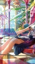 Anime, Girls, Music, Headphones