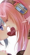 Ladda ner Anime, Hearts, Love, Valentine&#039;s day bilden 540x960 till mobilen.