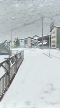 Ladda ner Anime,Landscape,Winter bilden till mobilen.