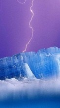 Ladda ner Landscape, Lightning, Snow, Antarctica, Arctic bilden 1280x800 till mobilen.