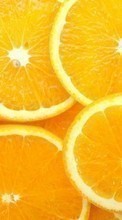 Ladda ner Fruits, Food, Backgrounds, Oranges bilden 540x960 till mobilen.
