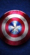 Ladda ner Captain America, Background, Cinema, Logos bilden till mobilen.