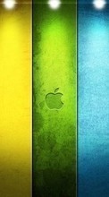 Ladda ner Brands, Backgrounds, Apple bilden 540x960 till mobilen.