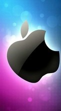 Ladda ner Apple,Brands,Background,Logos bilden till mobilen.