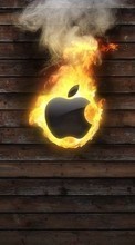 Ladda ner Apple,Brands,Logos bilden till mobilen.