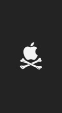 Ladda ner Humor, Brands, Logos, Apple, Pirats bilden till mobilen.