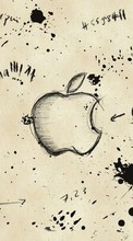 Ladda ner Apple, Brands, Logos, Pictures bilden till mobilen.